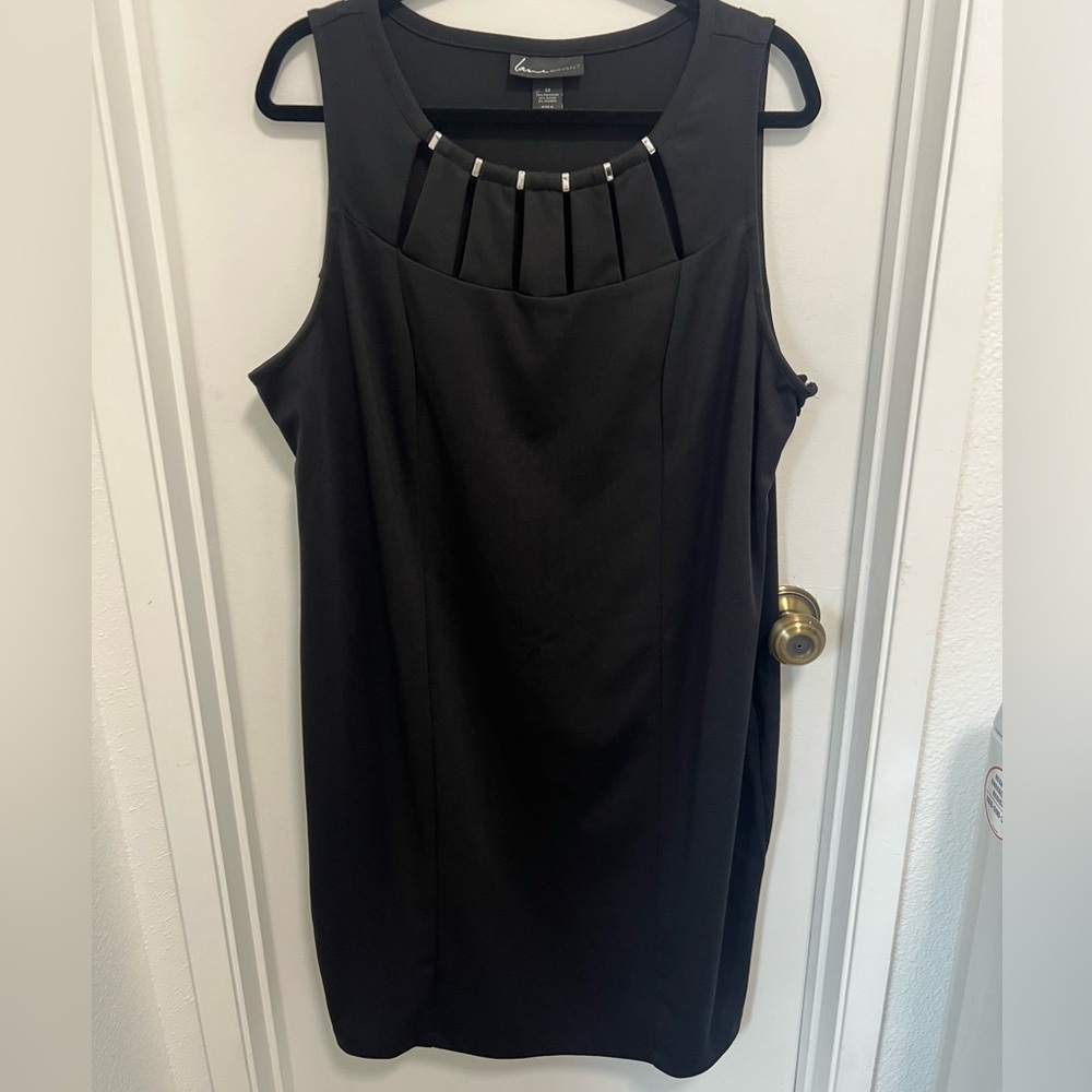 Lane Bryant Women Black Dress
